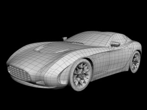ac 378 gt zagato Modèle 3D