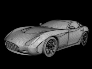 ac 378 gt zagato Modèle 3D