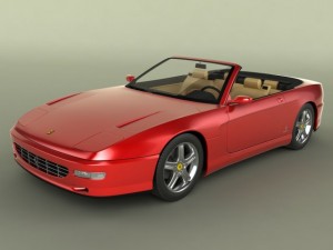 ferrari 456 gt convertible 3D मॉडल