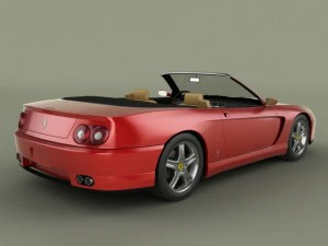 ferrari 456 gt convertible 3D Model