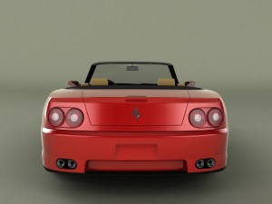 ferrari 456 gt convertible 3D Model