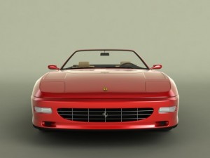 ferrari 456 gt convertible 3D Model