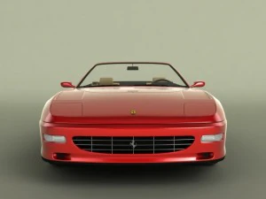 ferrari 456 gt convertible 3D Model