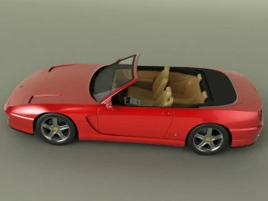 ferrari 456 gt convertible 3D Model