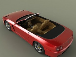 ferrari 456 gt convertible 3D Model