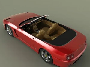 ferrari 456 gt convertible 3D Model