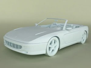 ferrari 456 gt convertible 3D Model