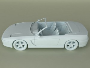 ferrari 456 gt convertible 3D Model
