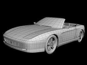 ferrari 456 gt convertible 3D Model