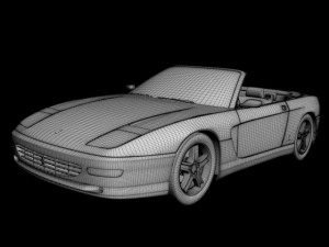 ferrari 456 gt convertible 3D Model