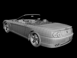 ferrari 456 gt convertible 3D Model