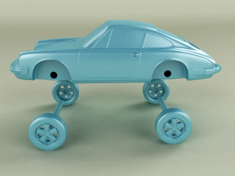 Porsche 911 G-model 3D Print Model