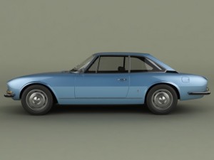 peugeot 504 coupe Model 3D