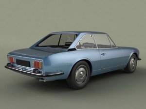 peugeot 504 coupe Model 3D