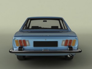peugeot 504 coupe Model 3D