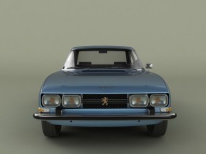 peugeot 504 coupe Model 3D
