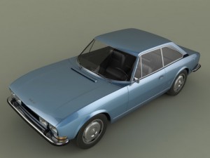 peugeot 504 coupe Model 3D