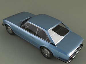 peugeot 504 coupe Model 3D