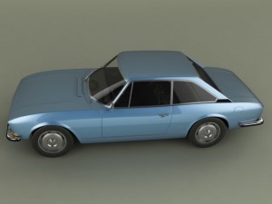 peugeot 504 coupe Model 3D