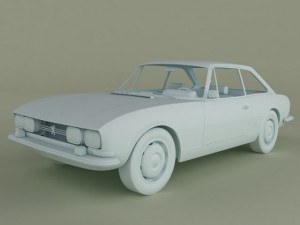peugeot 504 coupe Model 3D