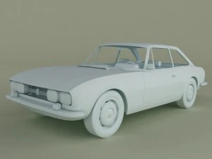 peugeot 504 coupe 3D Model