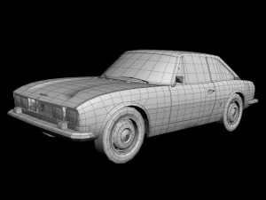 peugeot 504 coupe 3D Model