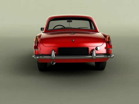 MG MGB Coune Hardtop 3D Model