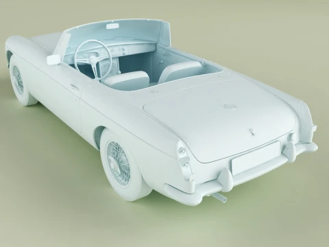 MG MGB Coune Hardtop 3D Model