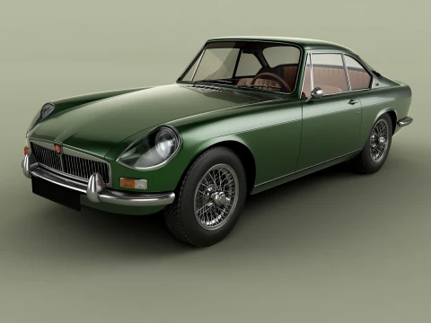 MG MGB Berlinetta Coune 3D Model