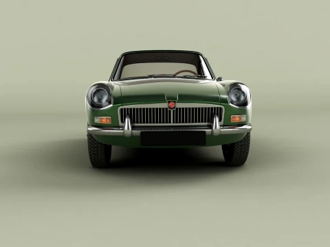 MG MGB Berlinetta Coune 3D Model