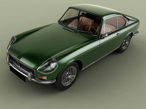 MG MGB Berlinetta Coune 3D Model