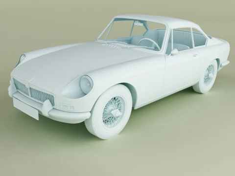 MG MGB Berlinetta Coune 3D Model