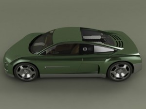 bentley hunaudieres concept 3D 模型