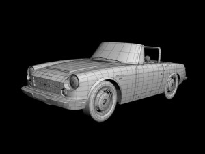 datsun 2000 fairlady Model 3D