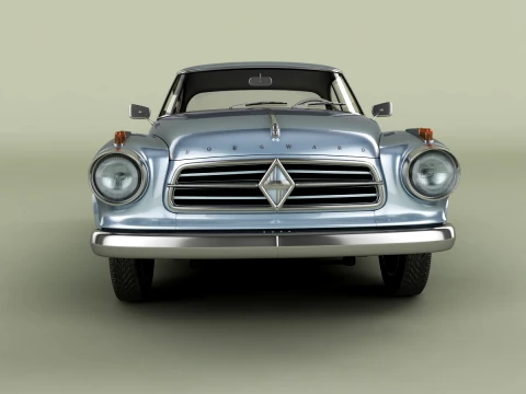 Borgward Isabella Coupe 3D Model