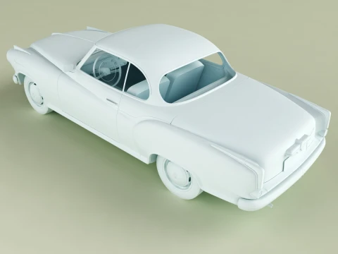Borgward Isabella Coupe 3D Model