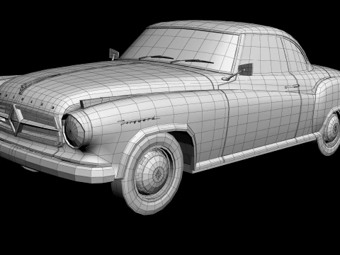 Borgward Isabella Coupe 3D Model