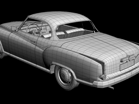 Borgward Isabella Coupe 3D Model