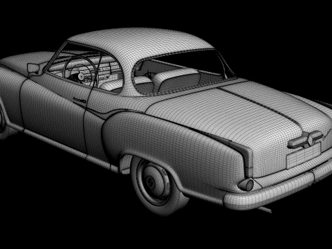 Borgward Isabella Coupe 3D Model