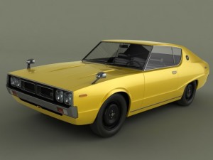 datsun skyline 240k gt 3D Model