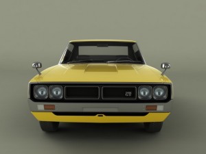 datsun skyline 240k gt 3D 모델