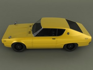 datsun skyline 240k gt 3D 모델