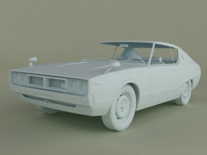 datsun skyline 240k gt 3D 모델