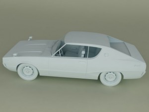 datsun skyline 240k gt 3D 모델