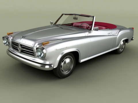 Borgward Isabella Convertible Modelo 3D
