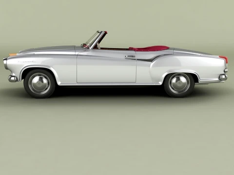 Borgward Isabella Convertible 3D Model