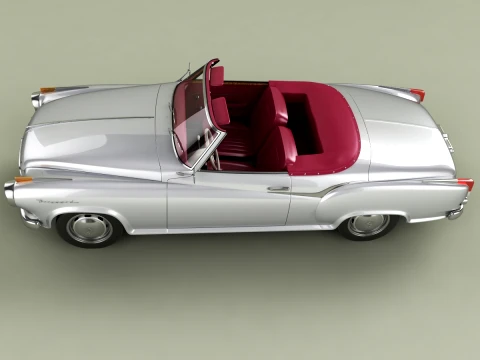 Borgward Isabella Convertible 3D Model