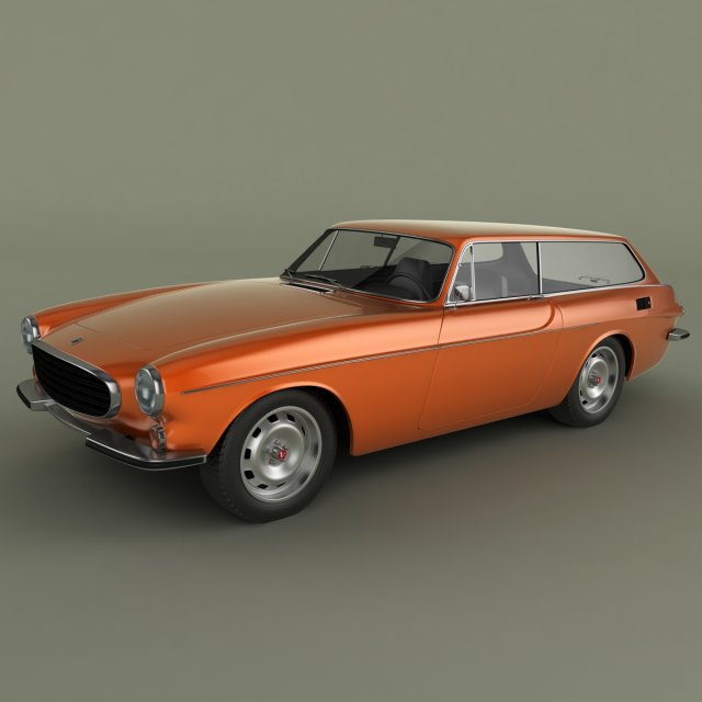 volvo p 1800 es wagon 3Dモデル .c4d .max .obj .3ds .fbx .stl .blend 