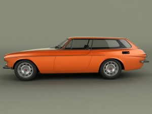 volvo p 1800 es wagon 3Dモデル
