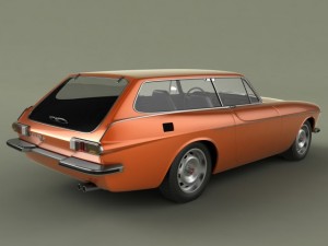 volvo p 1800 es wagon 3Dモデル